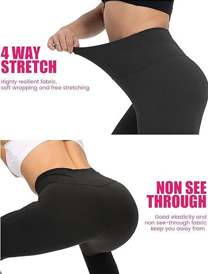 Cropped High-Rise Leggings – Moon Cat Print Workout Pants CJ US