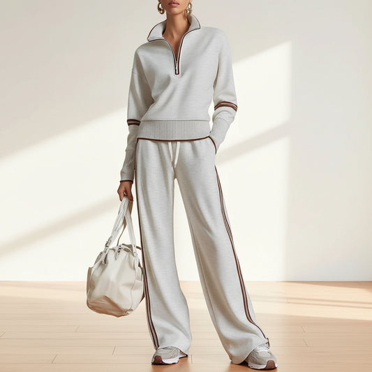 Women's Casual Fashionable Sports Long-Sleeve Suit