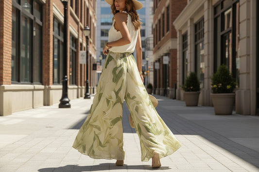 Women's Waist-Cinching Ruffle-Trimmed Elegant Dress