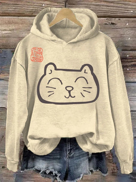 Womens 3D Digital Print Hoodie From Europe And The US
