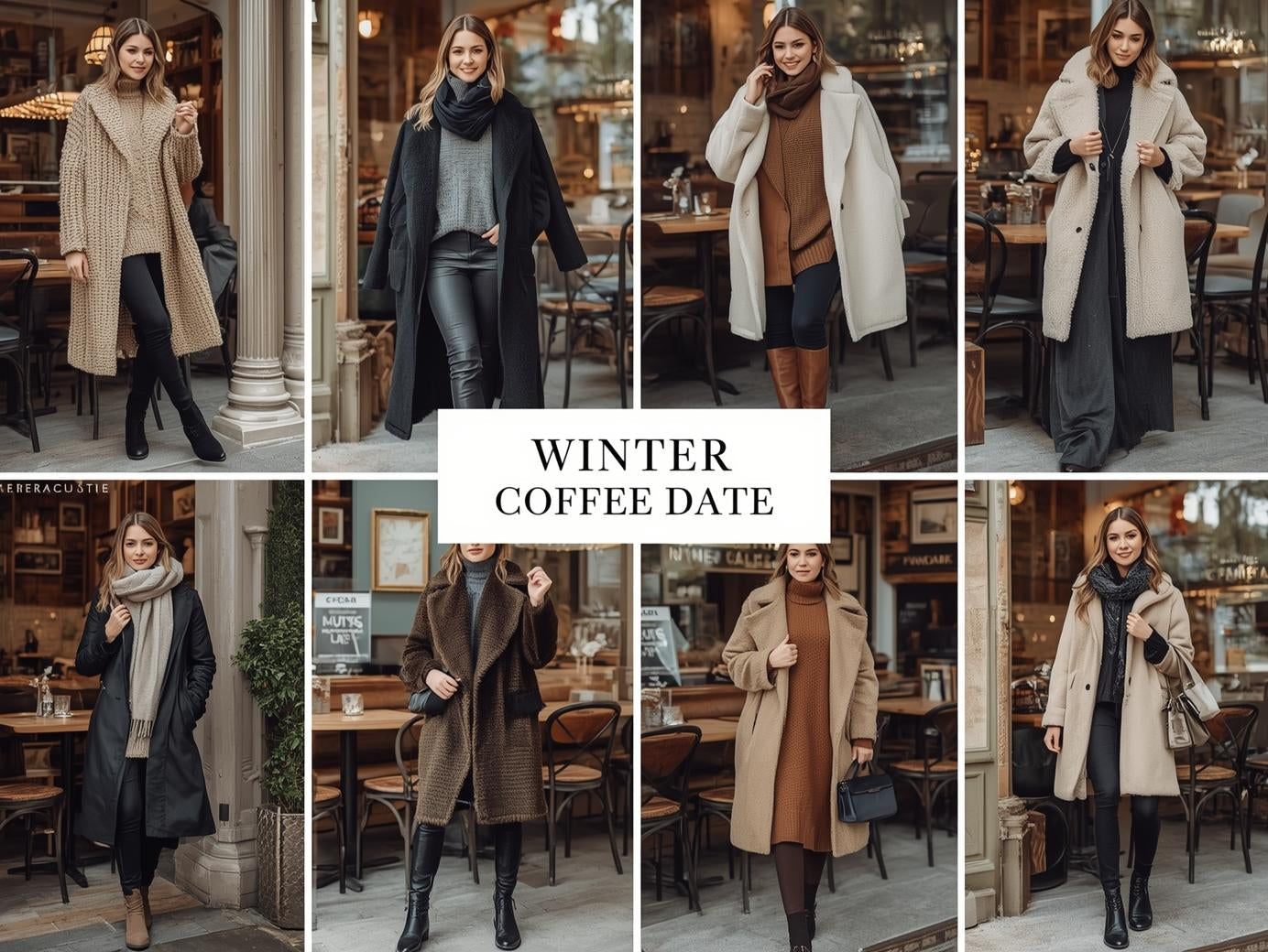 Best Women’s Winter Coffee Date Outfits 2026: Cute, Cozy & Effortlessly Stylish
