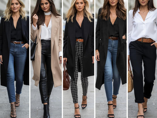 How to Style V-Neck Blouses: 10 Elegant Outfit Ideas