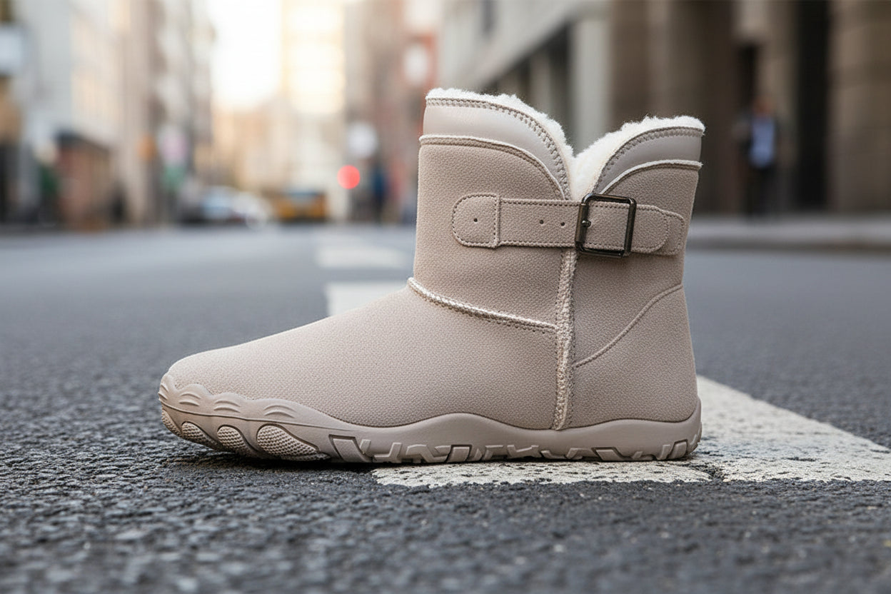 Unisex Warm Fleece-Lined Snow Boots – Anti-Slip Winter Boots for Men & Women - FitiqueFit