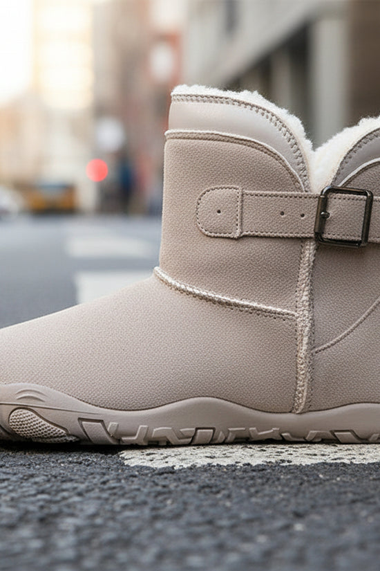 Unisex Warm Fleece-Lined Snow Boots – Anti-Slip Winter Boots for Men & Women - FitiqueFit