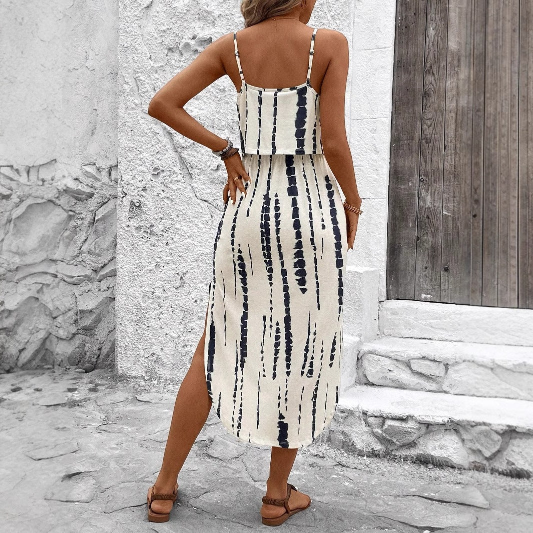 Printed camisole dress 