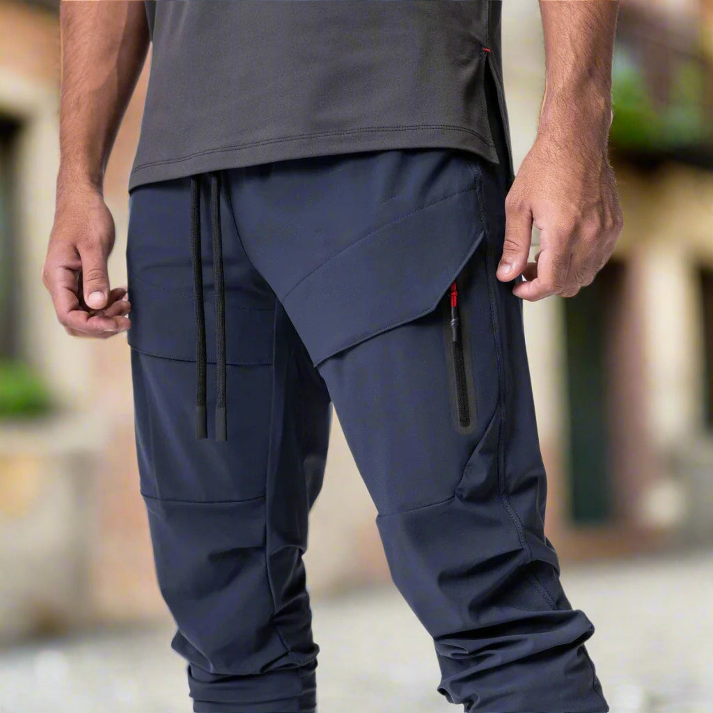 Quick-drying Fitness Trousers High Elastic Ankle-tied Sports Trousers For Men FitiqueFit