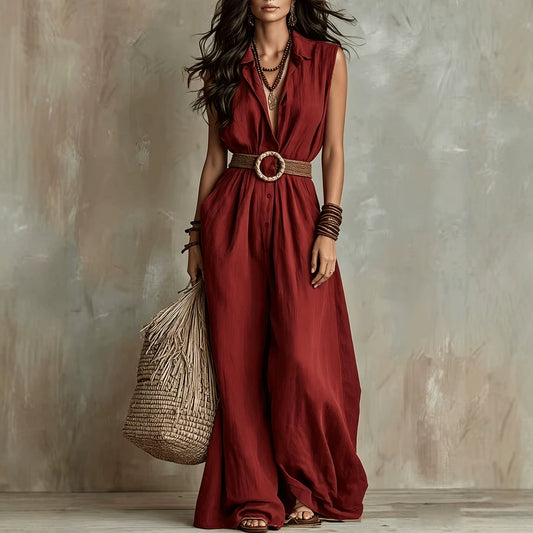 Sleeveless jumpsuit 