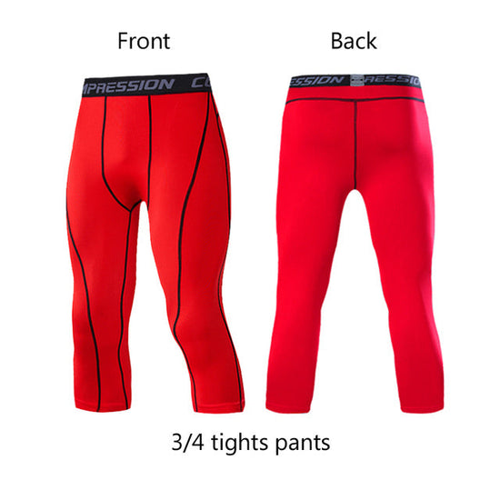 Men’s Lycra Compression Pants – High-Performance Cycling Tights FitiqueFit