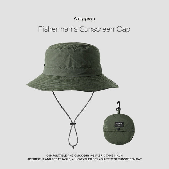 Wide-brimmed UV-protective Breathable Sun Hat 