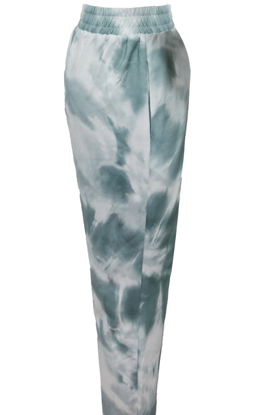 Ladies' Sports And Leisure Tie Dye Pants, Trendy Pants CJ
