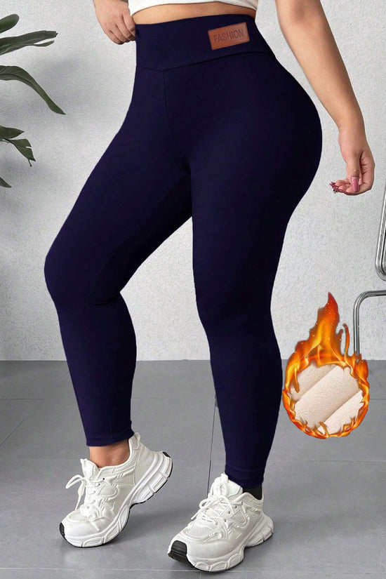 Plus Size Thermal Yoga PantsSet CJ US