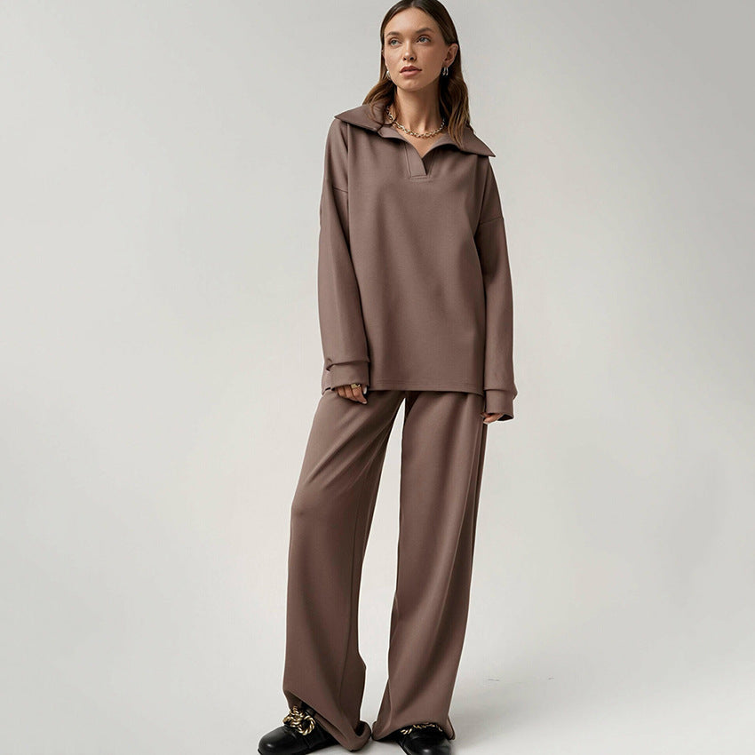 French Casual Suit With Trousers And High Waist Temperament 