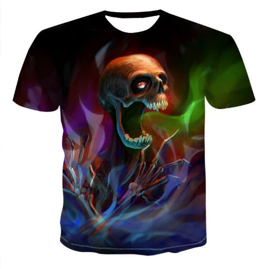 Mens Skull 3D t- shirts | Mens cotton t shirts | Diversi Fashion