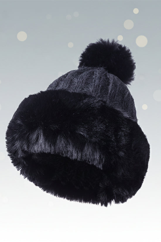 Women’s Winter Princess Mongolian Hat – Warm Plush Fur Fashion Hat - FitiqueFit