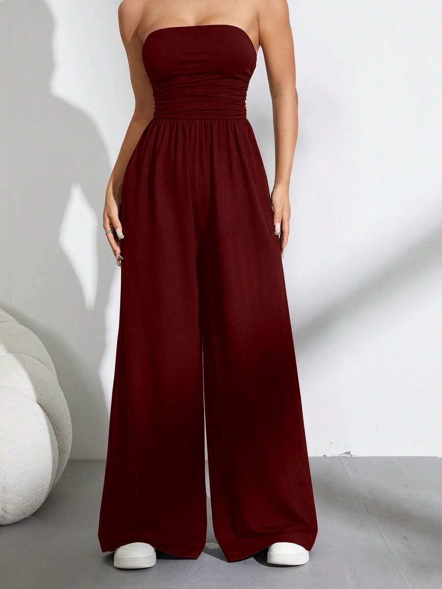 New Casual Versatile High-waisted Pants With A Tube Top 