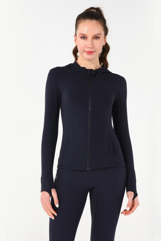 🖤 Women's Lightweight Hooded Yoga Jacket FitiqueFit