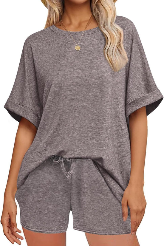 👕 Oversized T-Shirt & Drawstring Shorts Set – Ultimate Casual Comfort FitiqueFit