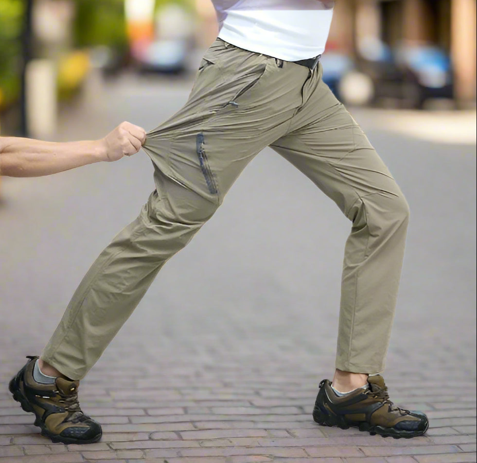 Elastic Quick Dry Hiking Men Summer Mountain Climbing Cycling Trousers Trekking Sport  Pants FitiqueFit
