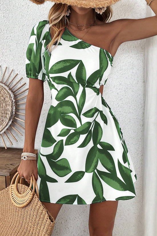 Women’s Puff Sleeve Summer Dress – Vacation & Beach Outfit CJ US