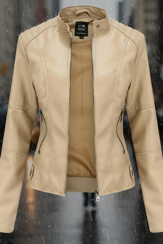 European And American Women's Leather Jackets 
