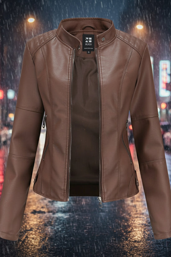 European And American Women's Leather Jackets 