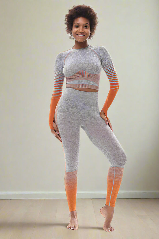 🧘‍♀️ Tight-Fitting Butt-Lifting Seamless Yoga Set - FitiqueFit