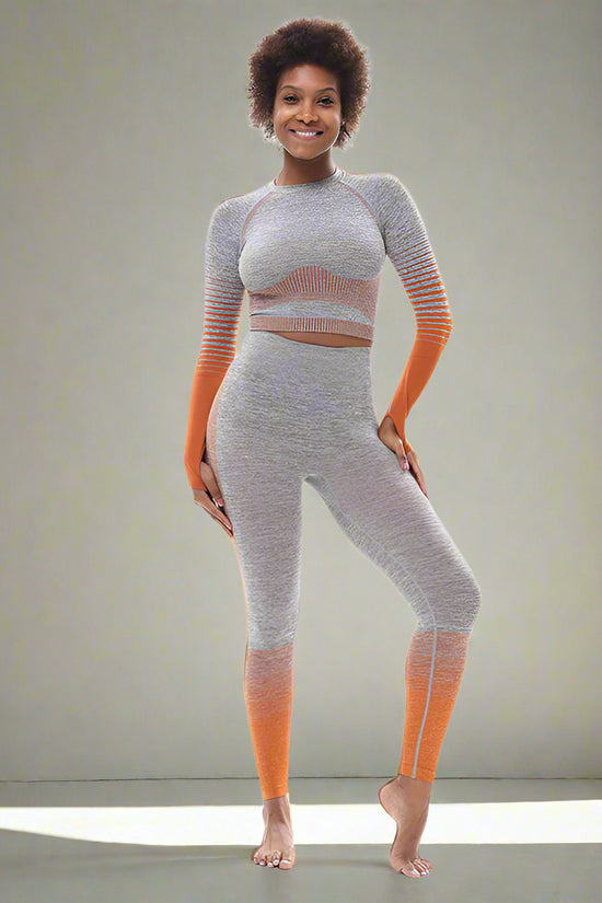 🧘‍♀️ Tight-Fitting Butt-Lifting Seamless Yoga Set - FitiqueFit