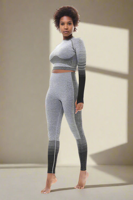 🧘‍♀️ Tight-Fitting Butt-Lifting Seamless Yoga Set - FitiqueFit