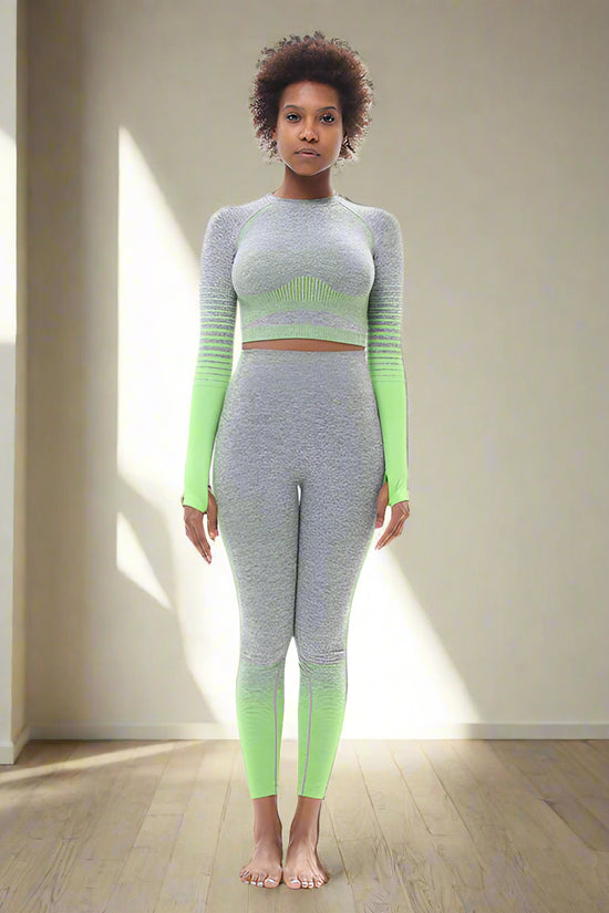 🧘‍♀️ Tight-Fitting Butt-Lifting Seamless Yoga Set - FitiqueFit