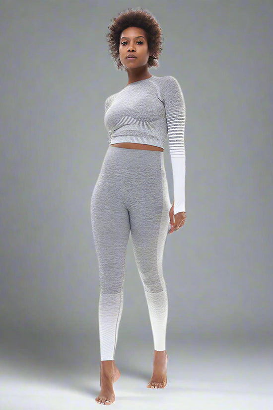 🧘‍♀️ Tight-Fitting Butt-Lifting Seamless Yoga Set - FitiqueFit