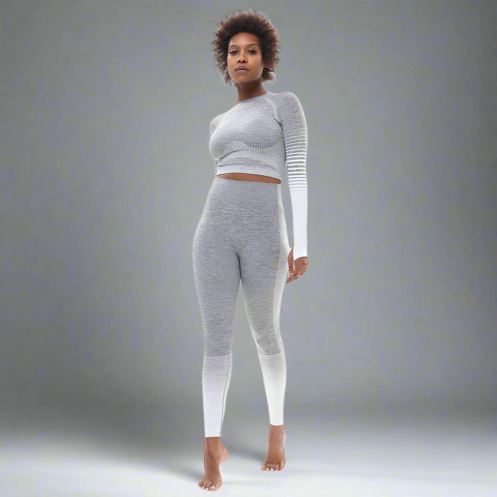 🧘‍♀️ Tight-Fitting Butt-Lifting Seamless Yoga Set - FitiqueFit