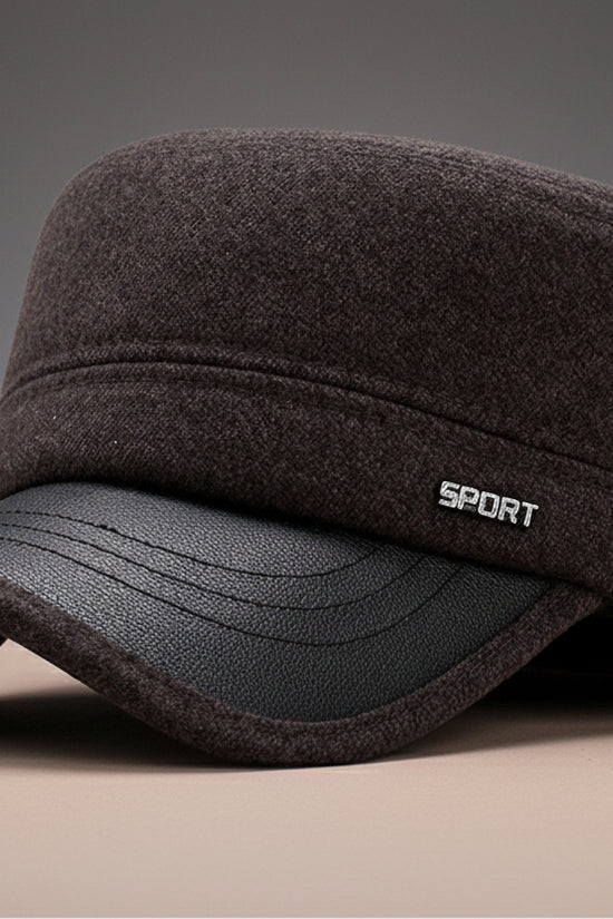 Winter Flat Hat – Classic Warm Wool-Style Newsboy Cap - FitiqueFit