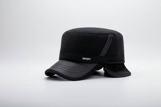 Winter Flat Hat – Classic Warm Wool-Style Newsboy Cap - FitiqueFit