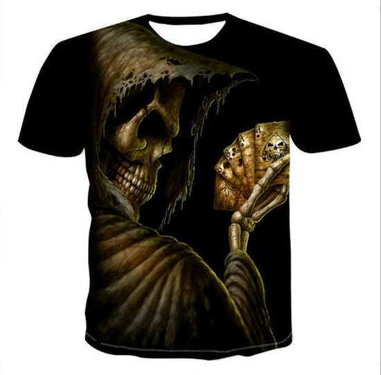 Mens Skull 3D t- shirts | Mens cotton t shirts | Diversi Fashion