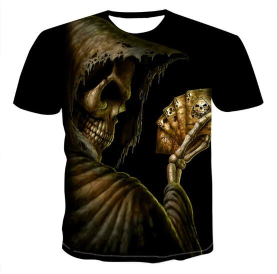 Mens Skull 3D t- shirts | Mens cotton t shirts | Diversi Fashion