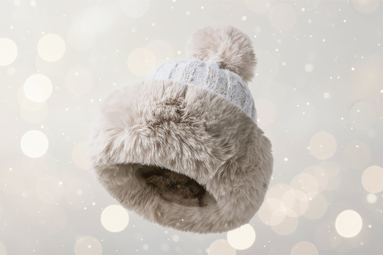 Women’s Winter Princess Mongolian Hat – Warm Plush Fur Fashion Hat - FitiqueFit