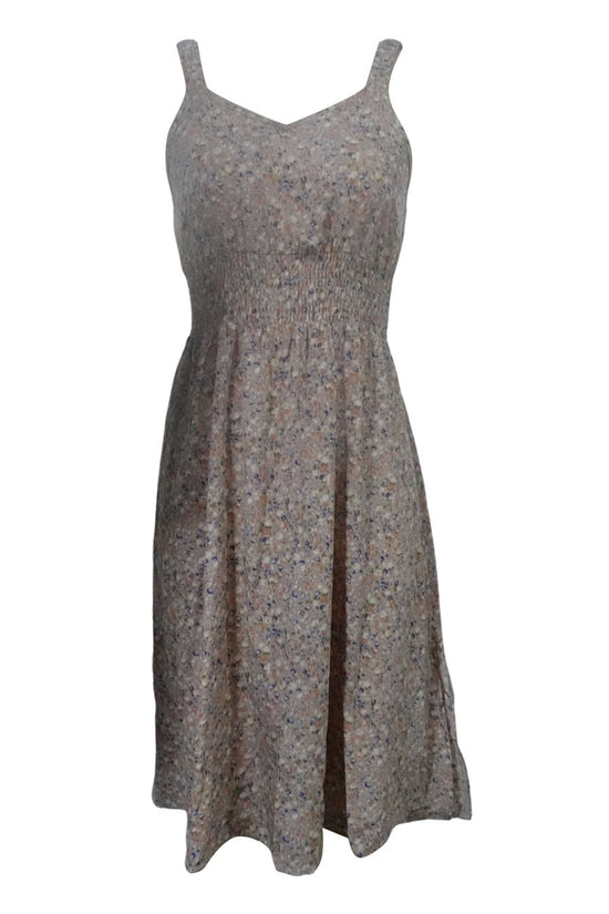 Floral Backless A-Line Dress for Women CJ