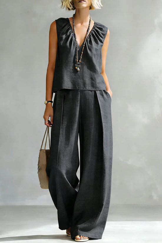 Sexy Urban-style Sleeveless Pantsuit 