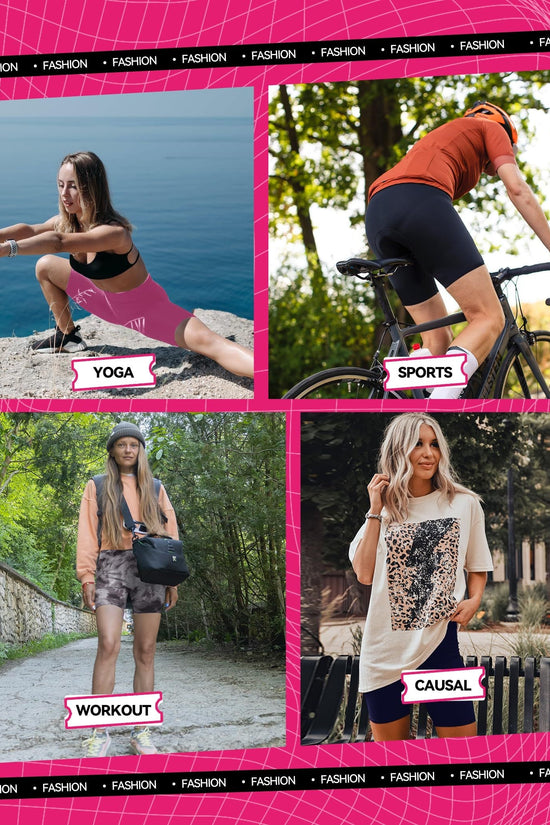 3-Pack High-Waisted Biker Yoga Shorts CJ US