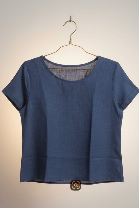 Solid-Color T-Shirt & Shorts Set – Cotton Linen, 10 Colors 
