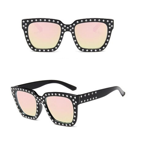 Sunglasses Women Crystal Decoration Sunglasses Female Rhinestones Sunglass Classic Square Brand Designer Sun Glasses Of Women eprolo