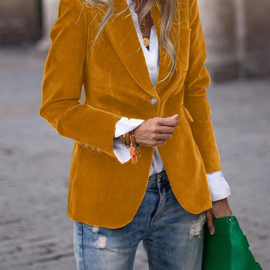 Women’s Slim-Fit Notch-Lapel Blazer 