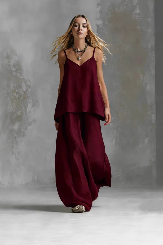 Solid-color Sleeveless Elegant Womens Suit 