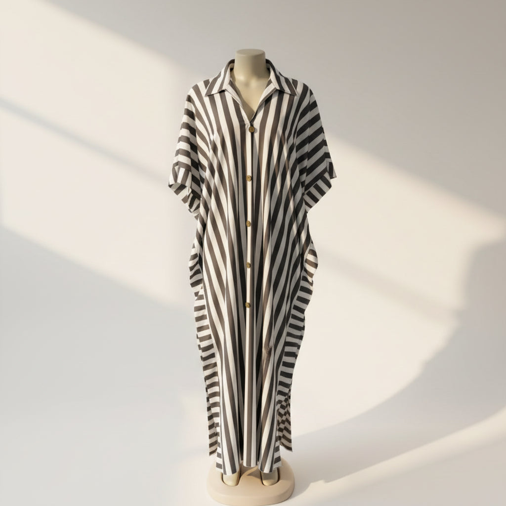 Casual Loose-fitting Dress African Style Plus Size Fashionable Long 