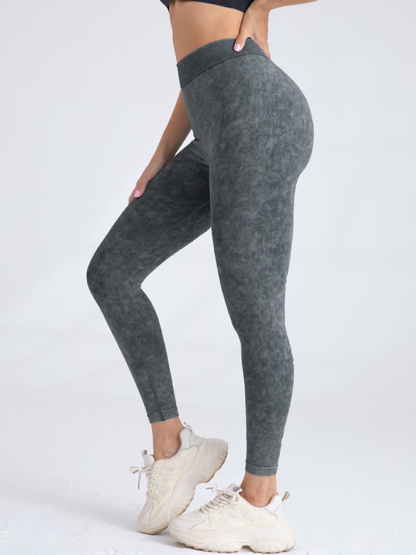 V-Back Scrunch Butt Workout Leggings, Women Seamless Gym Yoga Leggings High Waist Active Yoga Pants, Yoga Leggings High Waist Active Yoga Pants FitiqueFit
