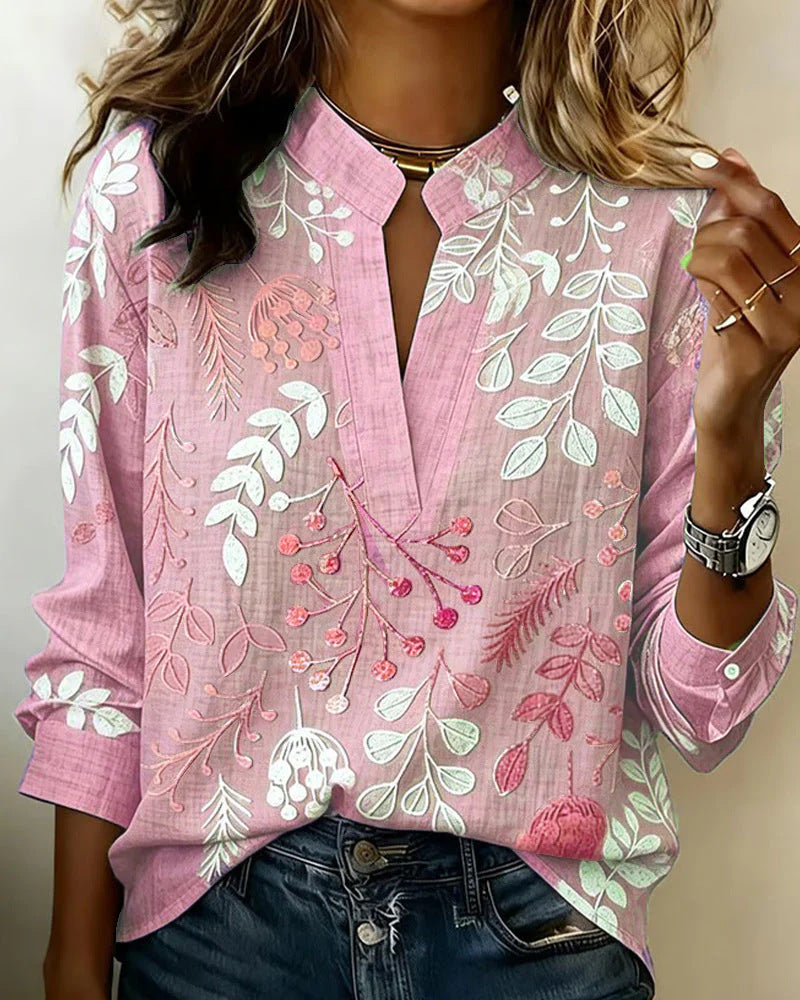 Women's 3D Digital Print Casual Shirt Top 