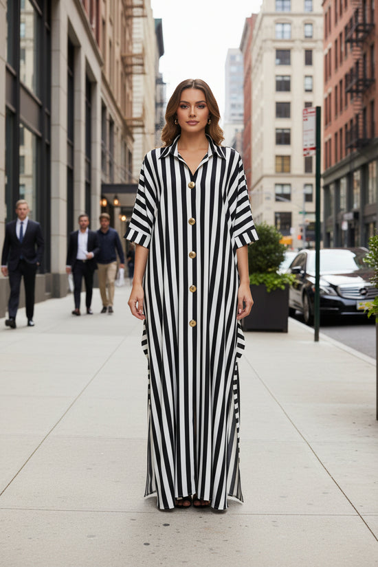 Casual Loose-fitting Dress African Style Plus Size Fashionable Long 