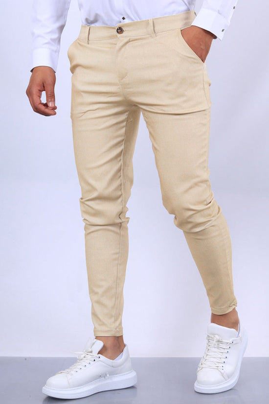 👔 Men's Slim Fit Button Trousers – Versatile Office & Casual Wear FitiqueFit