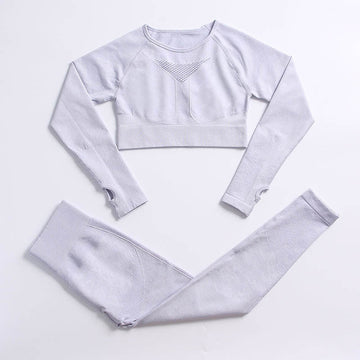Gray longsleeved pantsuit
