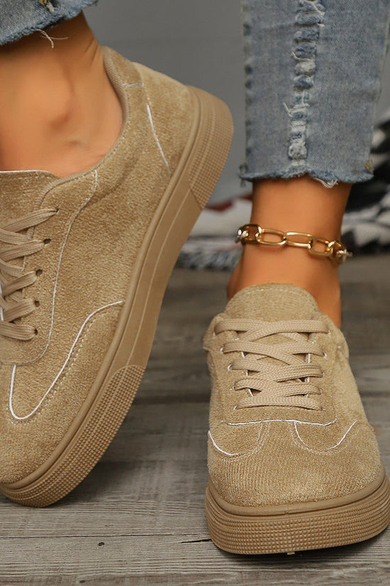 Round Toe Elegant Student Casual Lace Up Shoes CJ